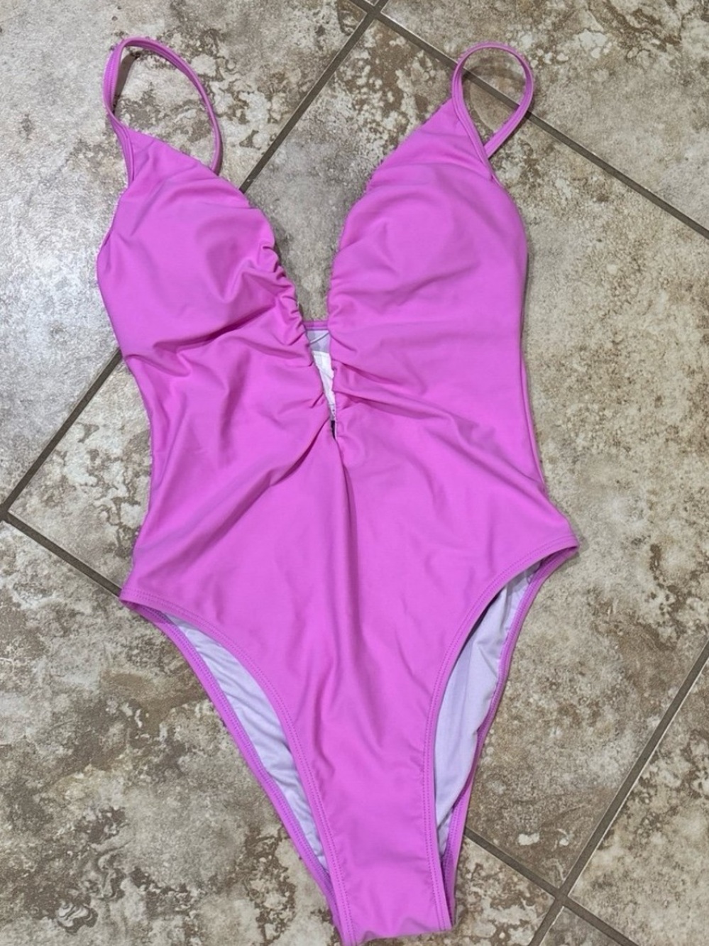 Cupshe Deep V Swimsuit